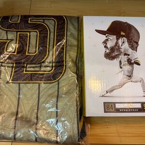 Gear For Sports San Diego Padres Tan & Black Jersey with Bobblehead Dylan Cease